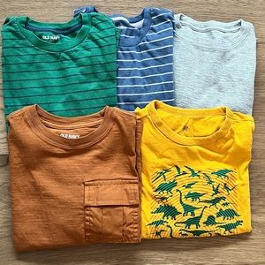 Lot of 5 long sleeve tees